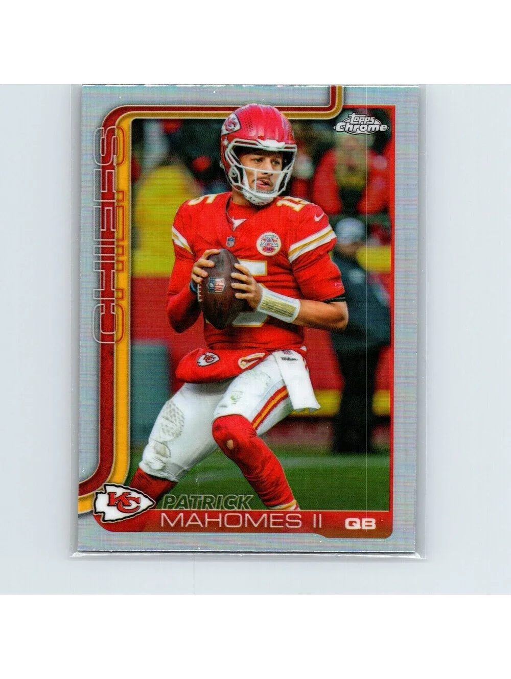 2025 Topps Chrome Patrick Mahomes II #148 Refractor Kansas City Chiefs